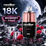 NexBar CLEAR 18K Mixberry - มิกซ์เบอร์รี่ พอตใช้แล้วทิ้ง WOTOFO
