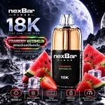 NexBar CLEAR 18K Strawberry Watermelon - สตรอว์เบอร์รี่แตงโม พอตใช้แล้วทิ้ง WOTOFO