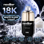 NexBar CLEAR 18K White Slush - ไวท์สเลอปี้ พอตใช้แล้วทิ้ง WOTOFO