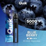 KS Quik 5000 Puffs Blueberry - บลูเบอร์รี่