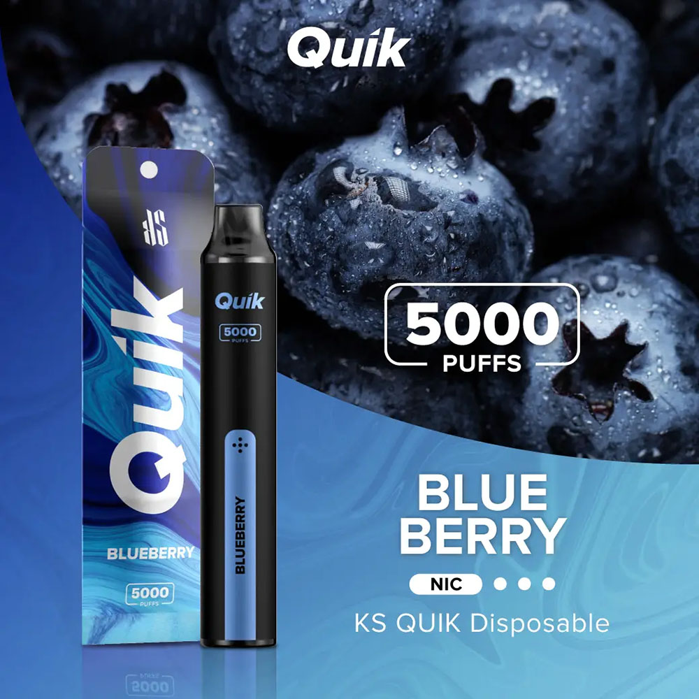 KS Quik 5000 Puffs Blueberry - บลูเบอร์รี่