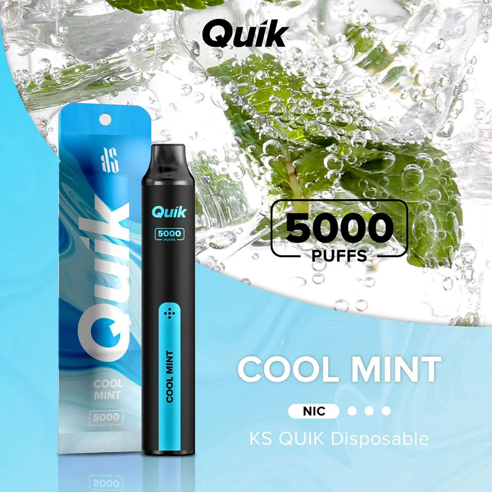 KS Quik 5000 Puffs Cool Mint - มินท์เย็น