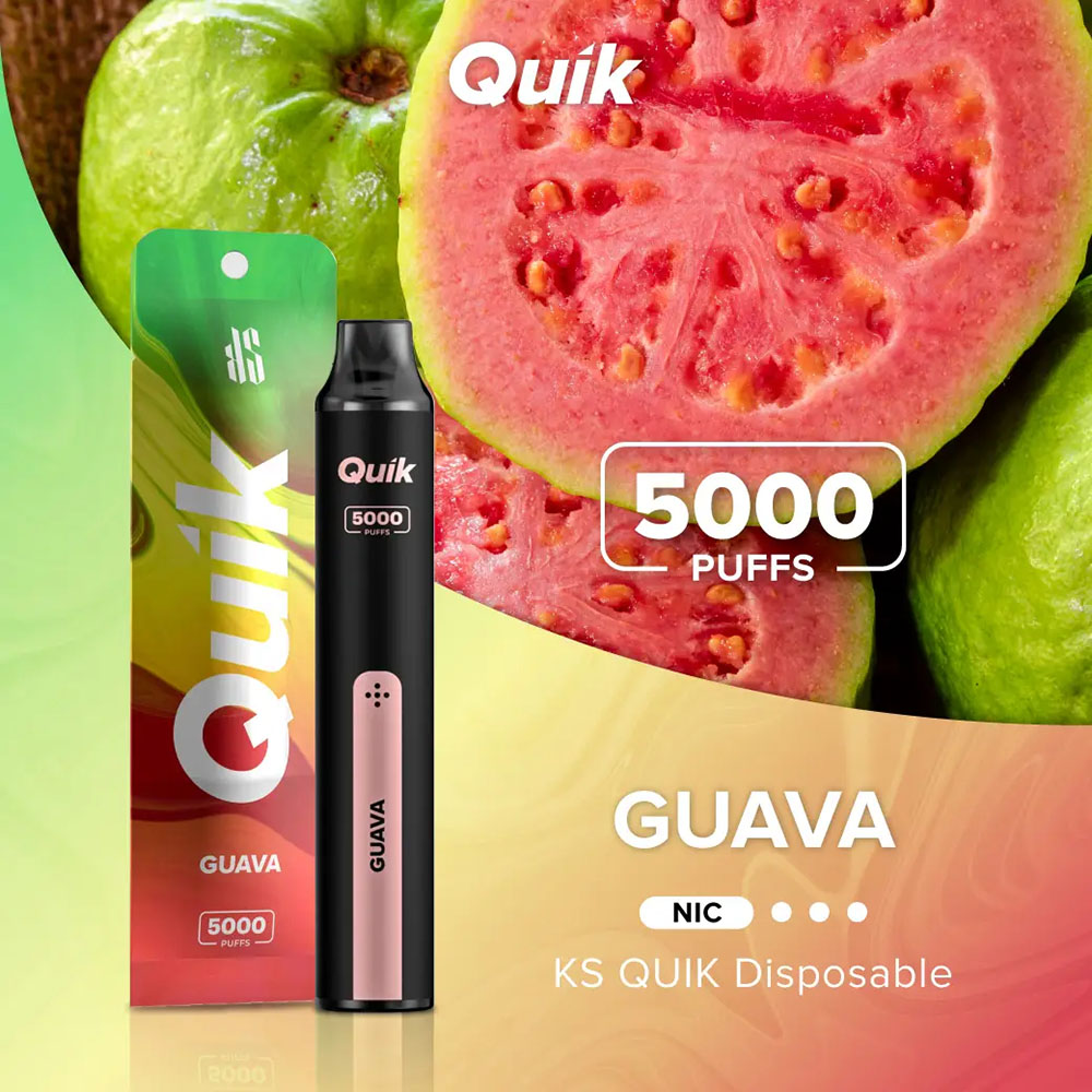KS Quik 5000 Puffs Guava - ฝรั่ง