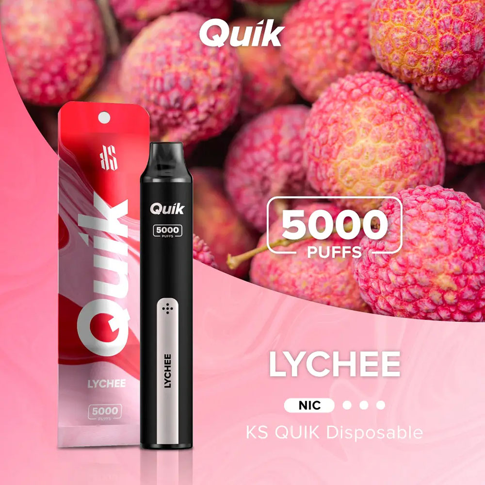 KS Quik 5000 Puffs Lychee - ลิ้นจี่