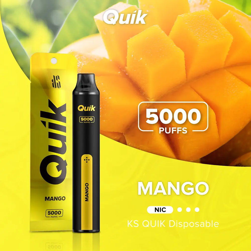 KS Quik 5000 Puffs Mango - มะม่วง