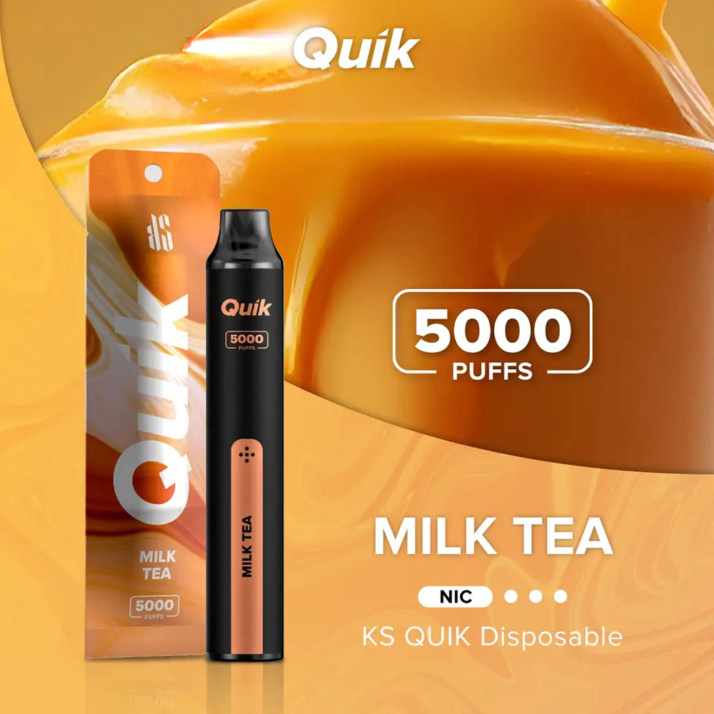 KS Quik 5000 Puffs Milk Tea - ชานม