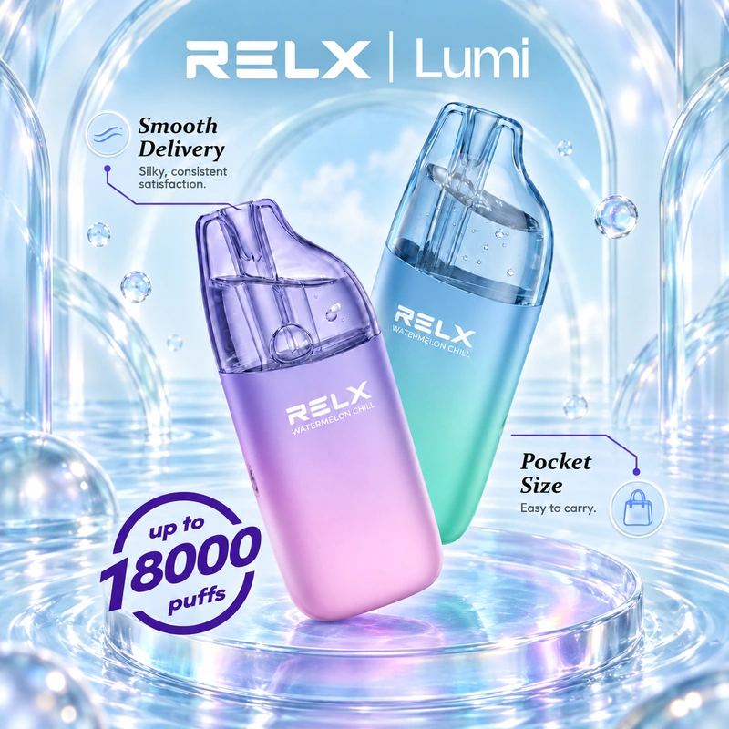 RELX LUMI 18K ฟีลสูบนุ่มและพกพาง่าย