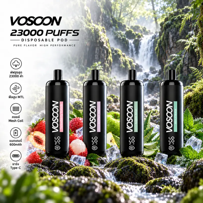VOSOON 23000 Puffs ภาพหน้าปก
