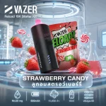 Vazer Reload 15K กลิ่น Strawberry Candy ลูกอมสตรอว์เบอร์รี่