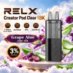หัวพอต RELX Creator Pod Clear 18K Grape Aloe - องุ่น อโล 3%