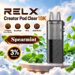 หัวพอต RELX Creator Pod Clear 18K Spearmint - สเปียร์มินต์ 3%