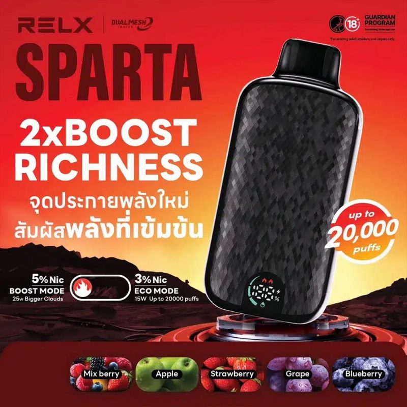 RELX Sparta 20000 Puffs ภาพสินค้า