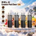 หัวพอต RELX Creator Pod Clear 18K หัวใส Dual Mesh หน้าปก